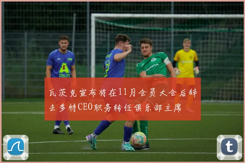 瓦茨克宣布将在11月会员大会后辞去多特CEO职务转任俱乐部主席